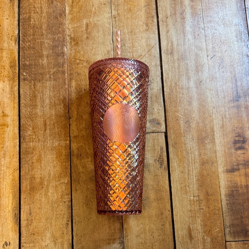 Starbucks Rose Gold Textured Tumbler 24 oz Venti